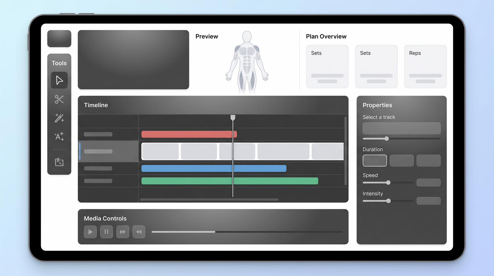 FitnessAI editing features